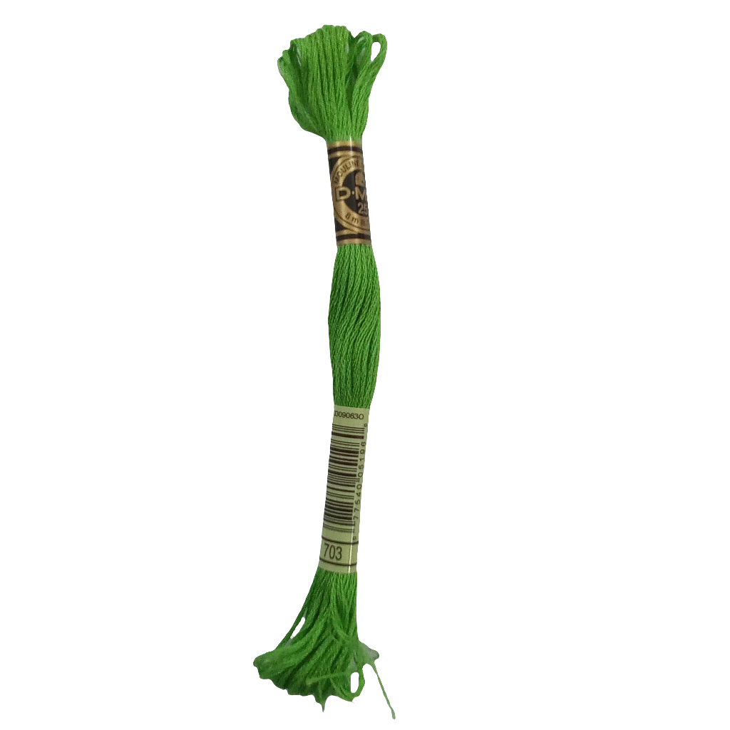 Scatena i tuoi punti creativi con il filo da ricamo Mouliné - verde chiaro