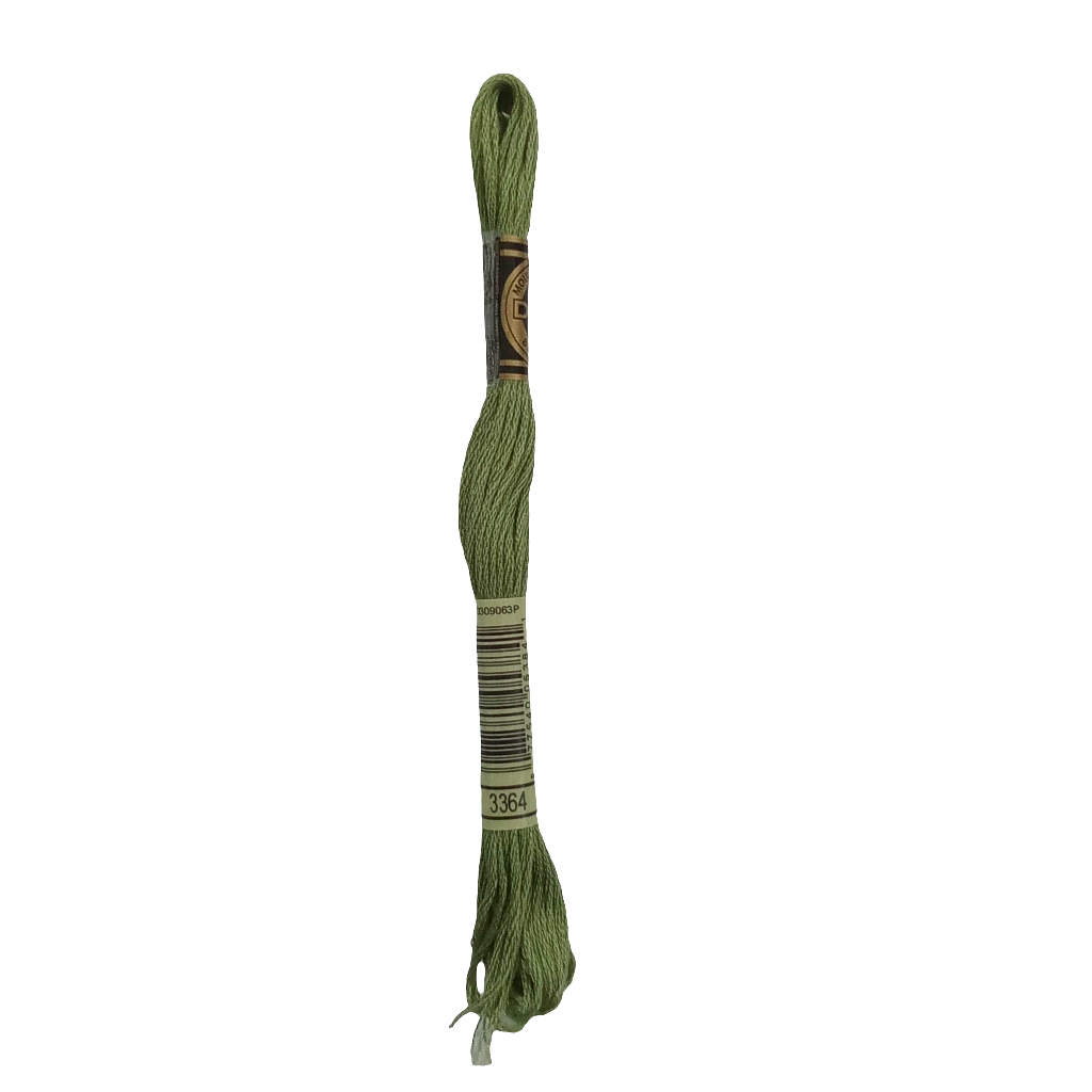 Scatena i tuoi punti creativi con il filo da ricamo Mouliné - verde chiaro