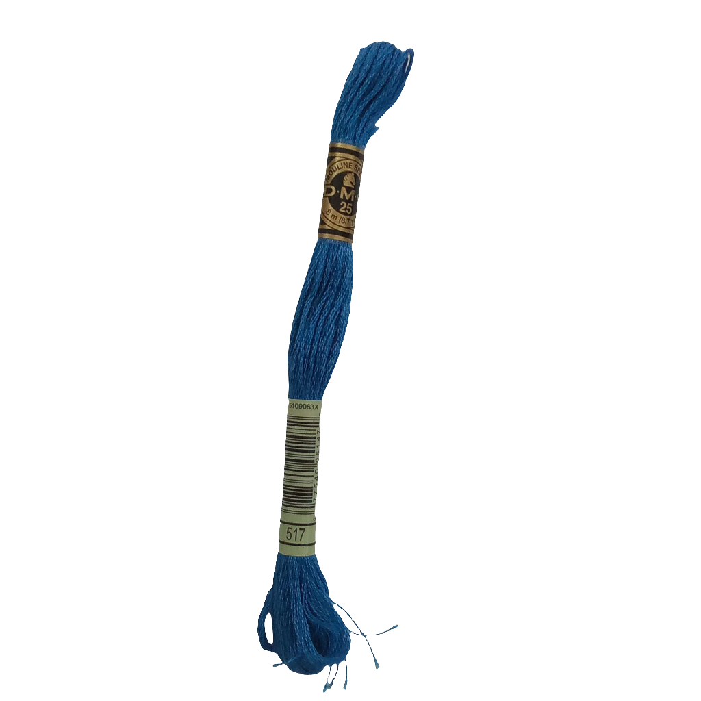 Scatena i tuoi punti creativi con il filo da ricamo Mouliné - blu