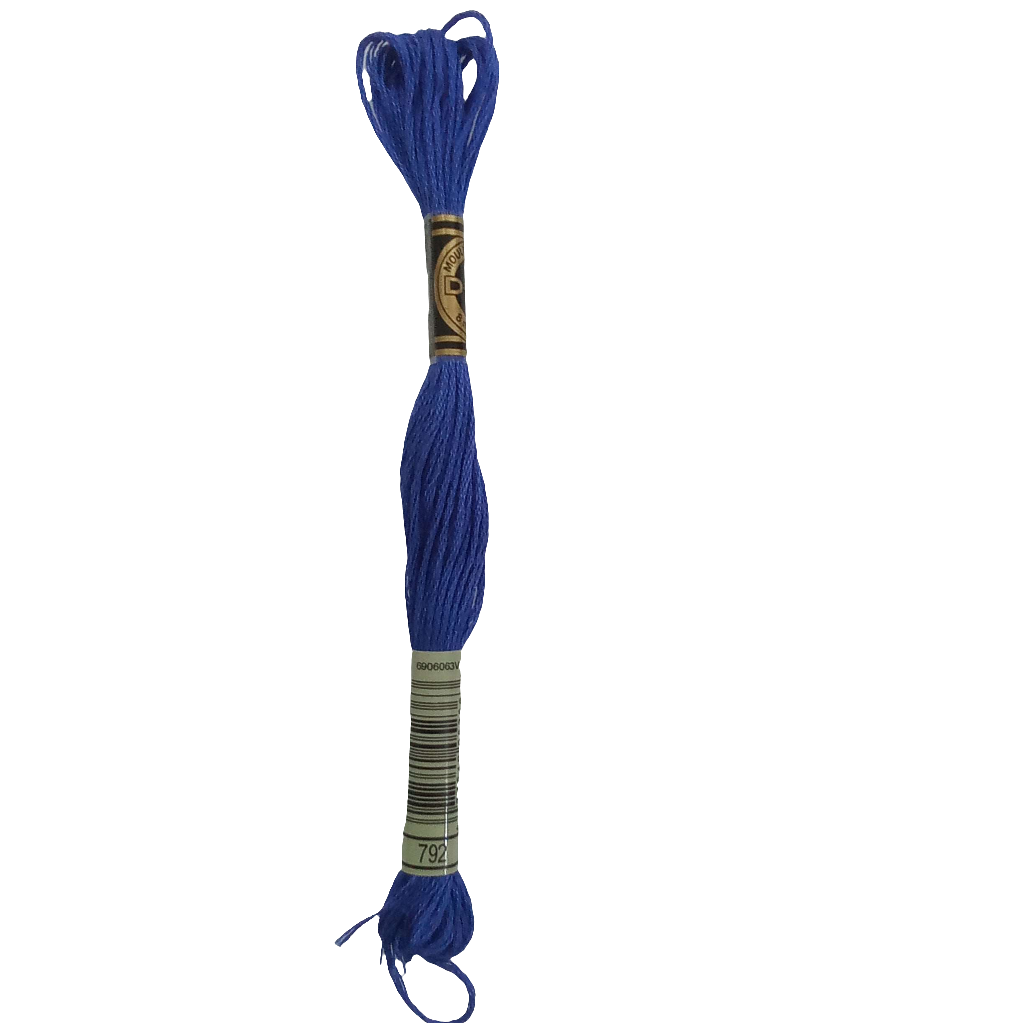 Scatena i tuoi punti creativi con il filo da ricamo Mouliné - blu