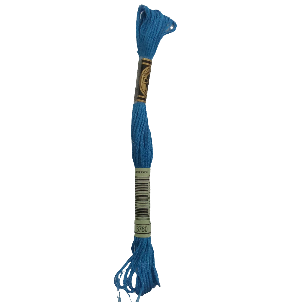 Scatena i tuoi punti creativi con il filo da ricamo Mouliné - blu