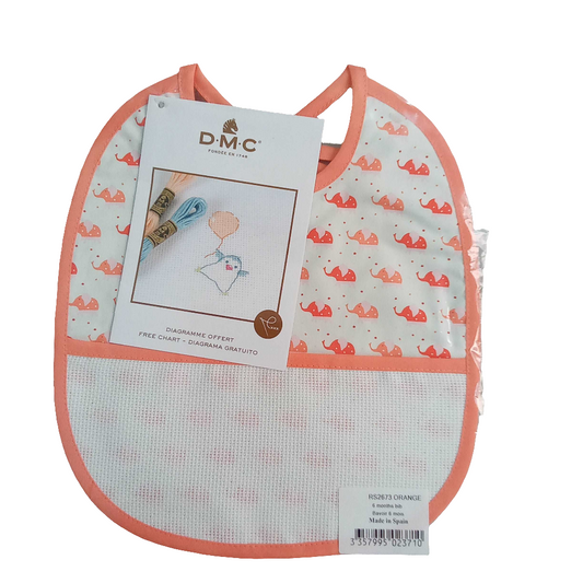 Bavaglini in cotone personalizzabili con tela aida-Angels Style merceria creativa