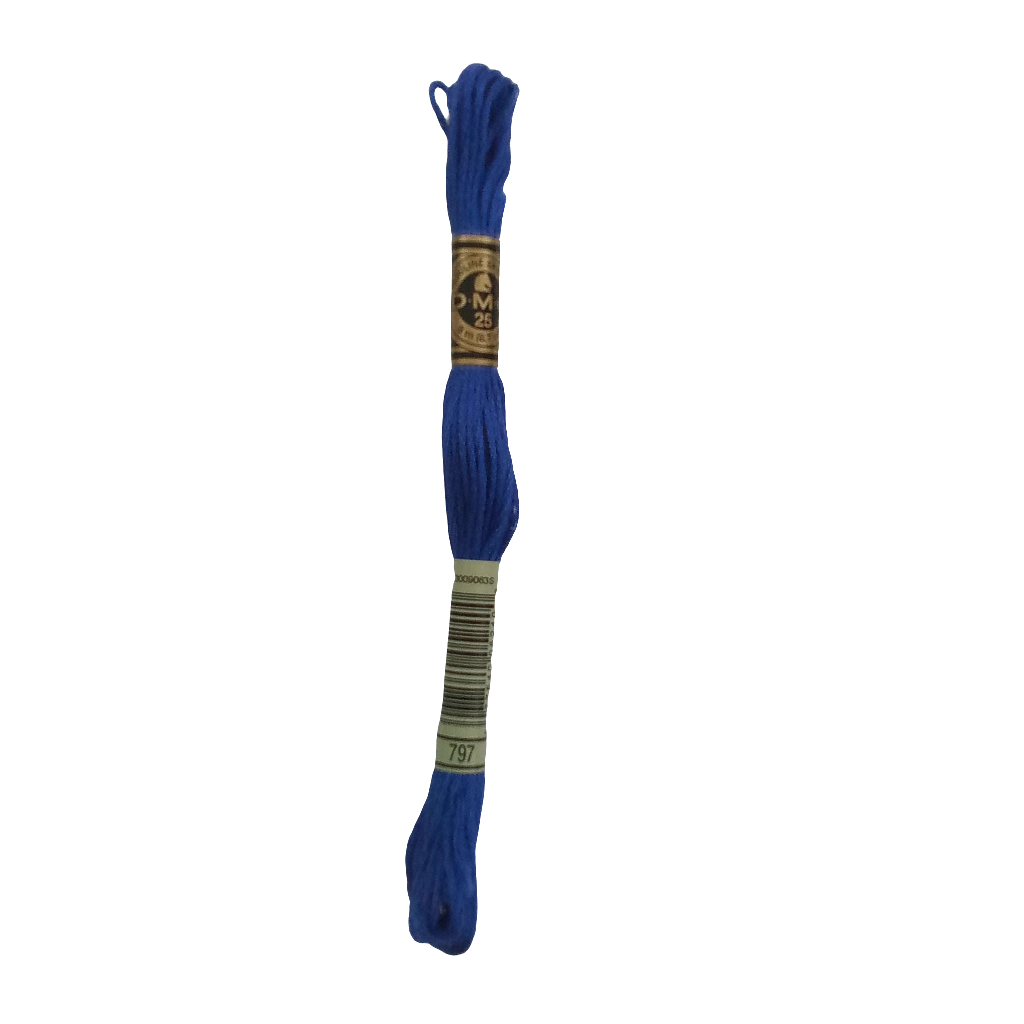 Scatena i tuoi punti creativi con il filo da ricamo Mouliné - blu