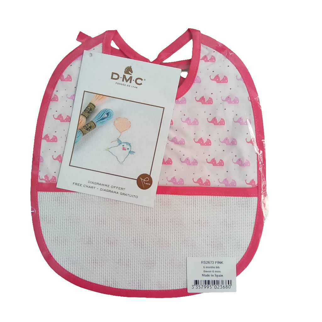 Bavaglini in cotone personalizzabili con tela aida-Angels Style merceria creativa
