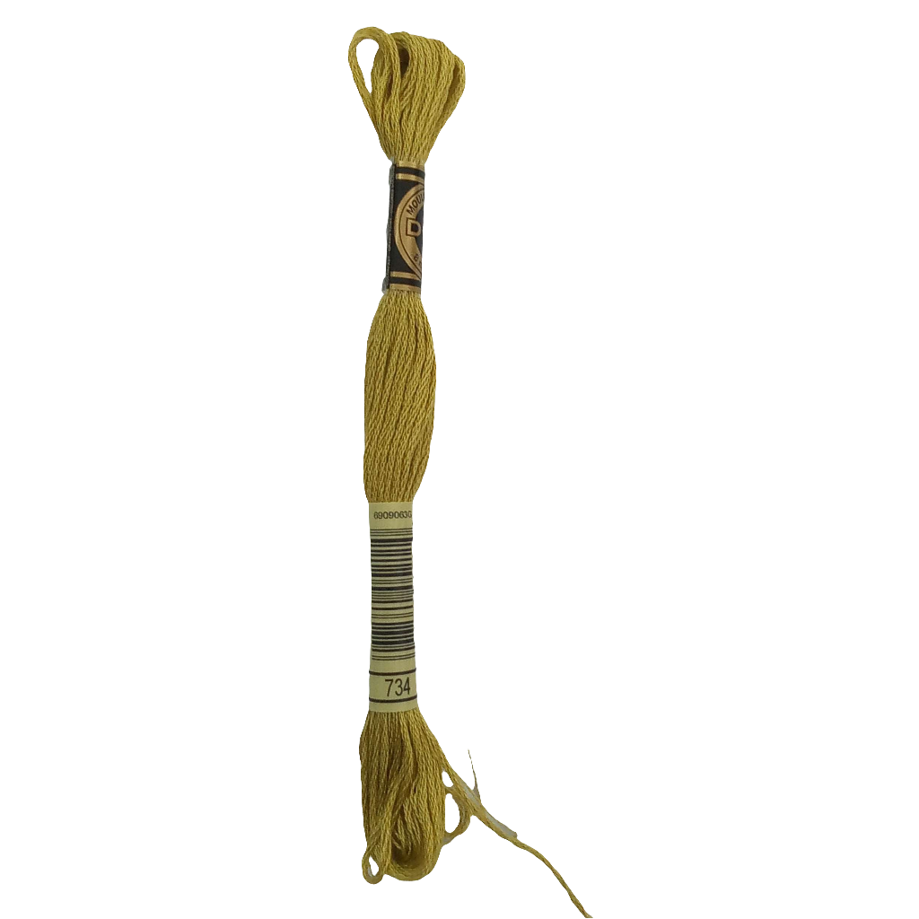 Scatena i tuoi punti creativi con il filo da ricamo Mouliné - verde chiaro