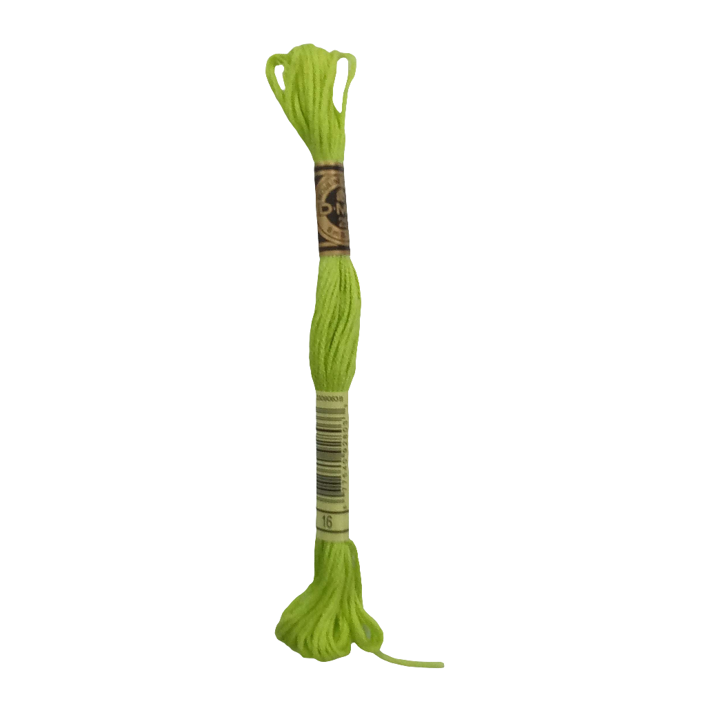 Scatena i tuoi punti creativi con il filo da ricamo Mouliné - verde chiaro