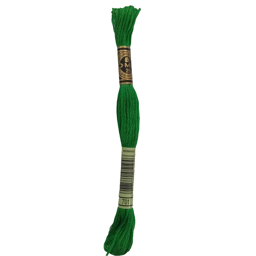 Scatena i tuoi punti creativi con il filo da ricamo Mouliné - verde chiaro