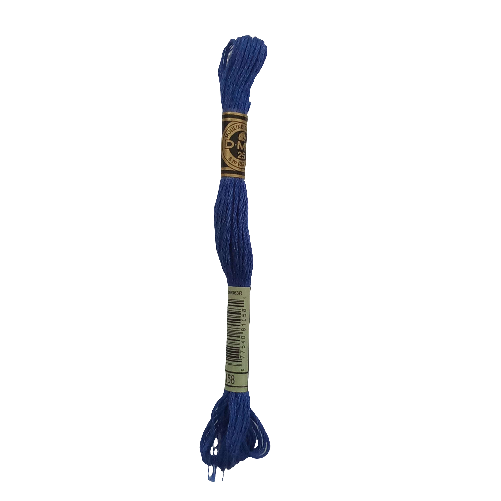 Scatena i tuoi punti creativi con il filo da ricamo Mouliné - blu