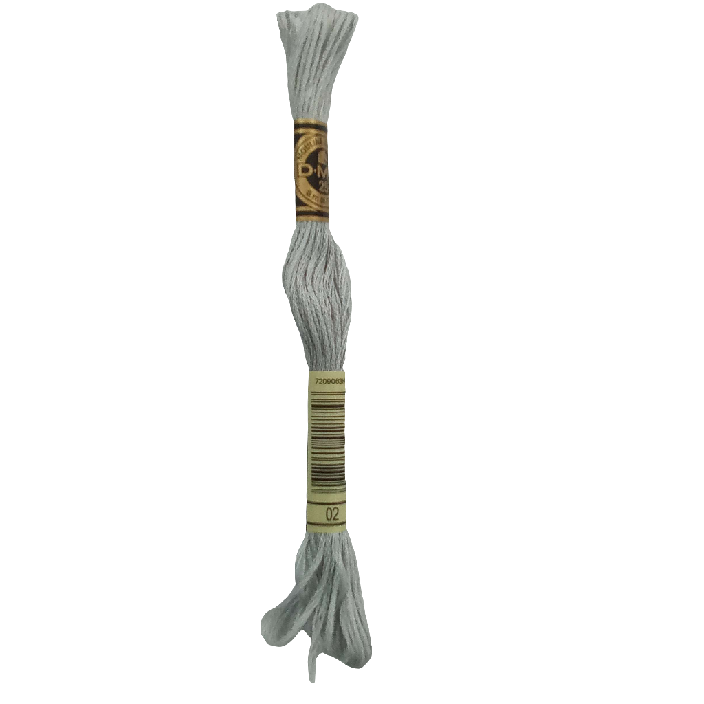 Scatena i tuoi punti creativi con il filo da ricamo Mouliné - grigio, bianco, nero