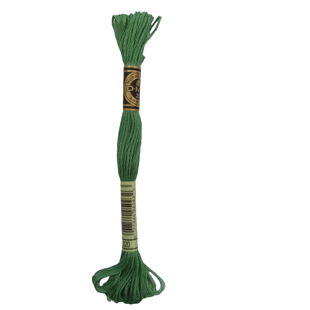 Scatena i tuoi punti creativi con il filo da ricamo Mouliné - verde chiaro