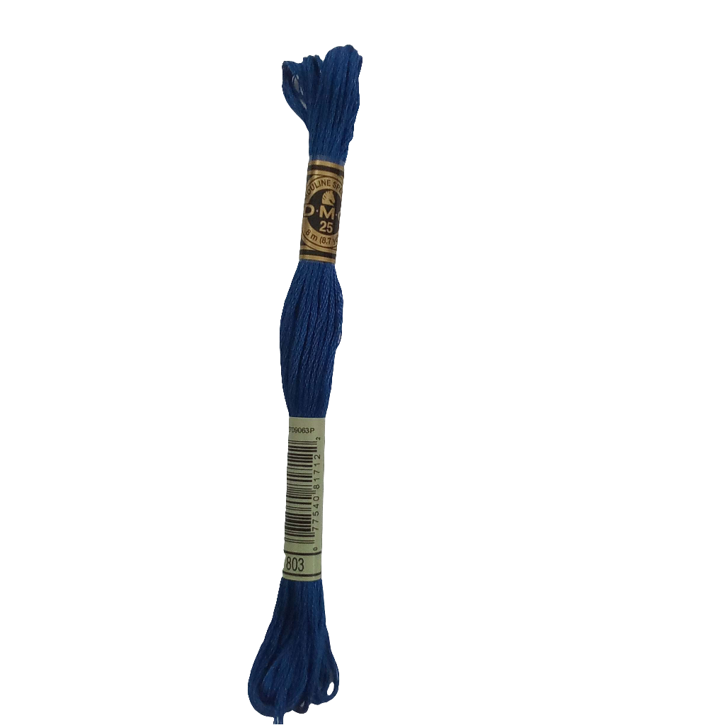 Scatena i tuoi punti creativi con il filo da ricamo Mouliné - blu