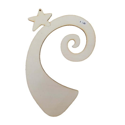 Albero di Natale in legno personalizzabile e artigianale-Angels Style merceria creativa