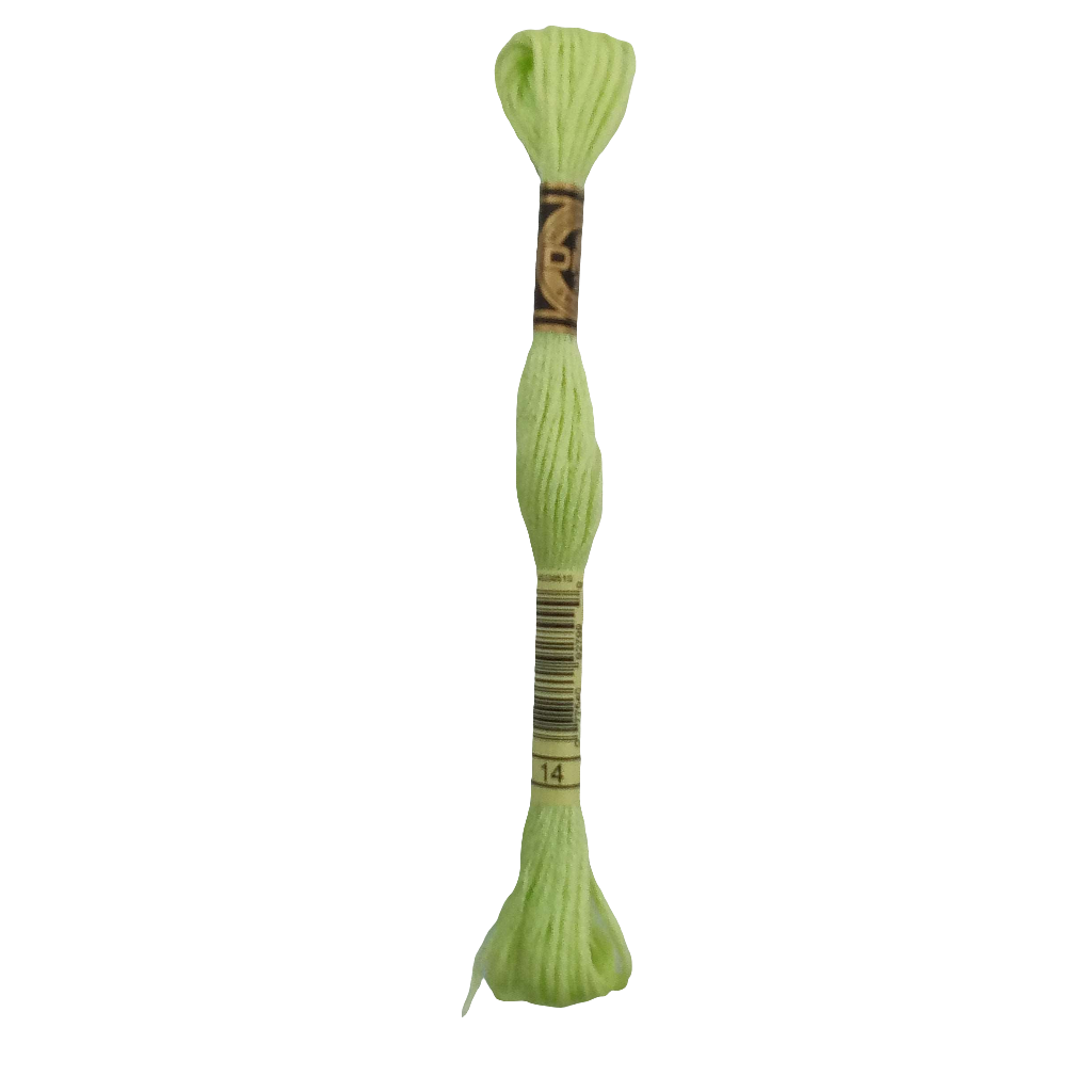 Scatena i tuoi punti creativi con il filo da ricamo Mouliné - verde chiaro