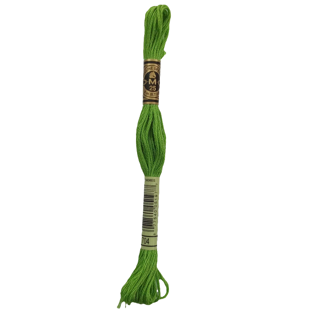 Scatena i tuoi punti creativi con il filo da ricamo Mouliné - verde chiaro