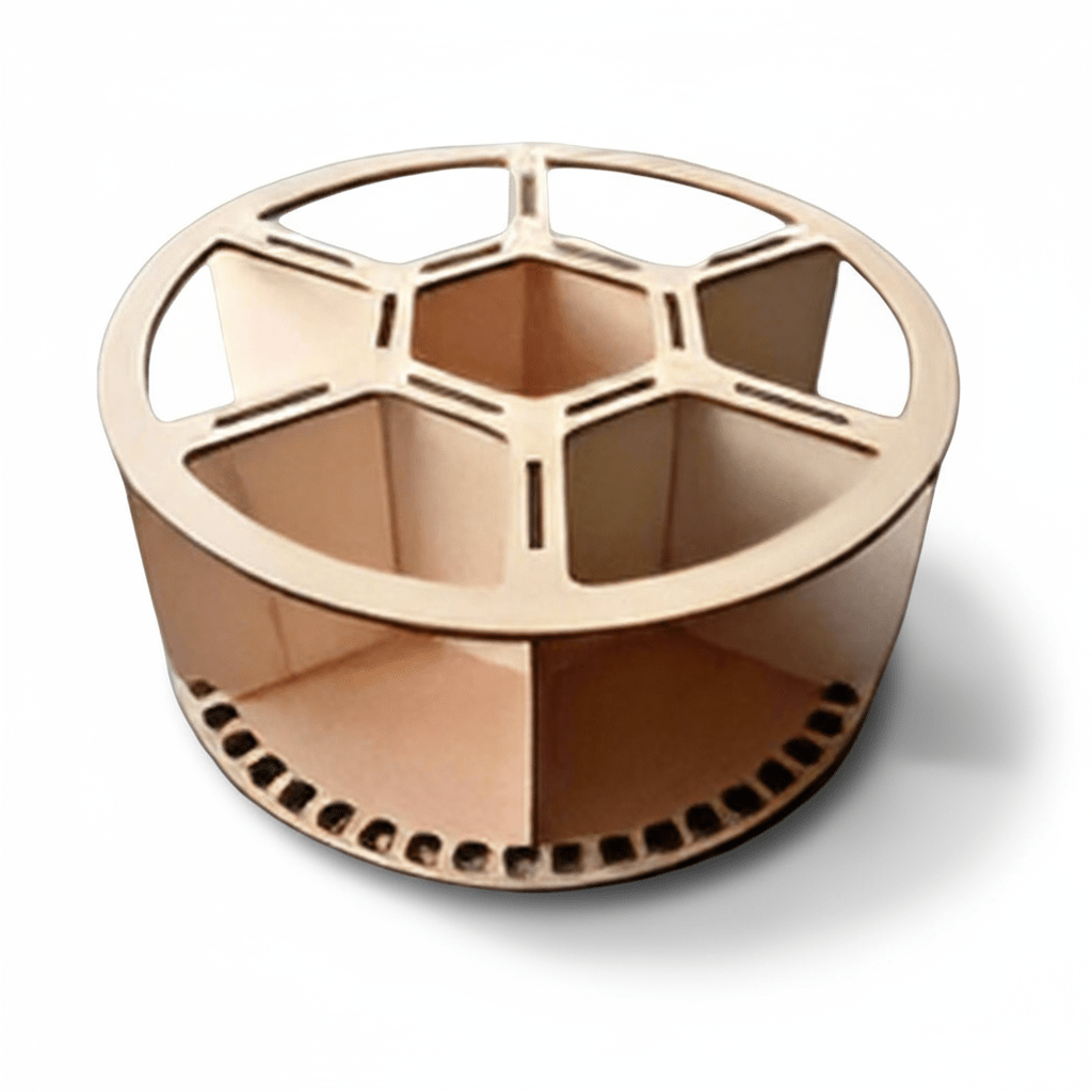 BASI IN LEGNO FORATE - Angels Style merceria creativa