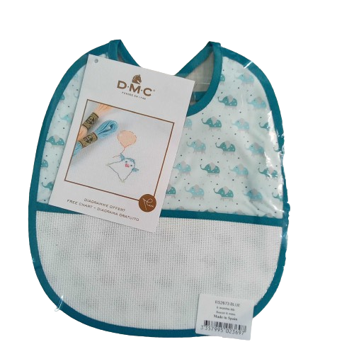 Bavaglini in cotone personalizzabili con tela aida-Angels Style merceria creativa