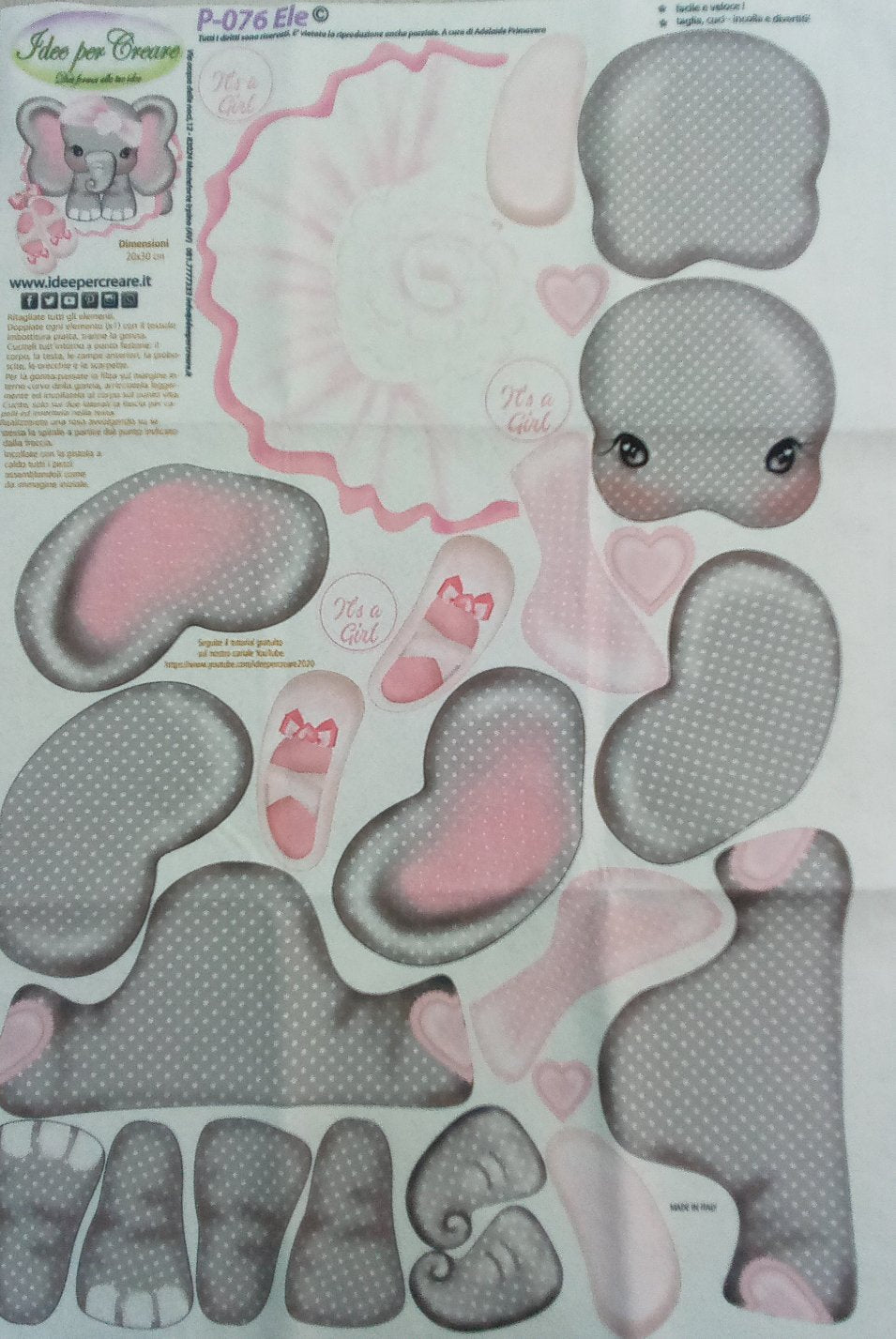 Elefante rosa