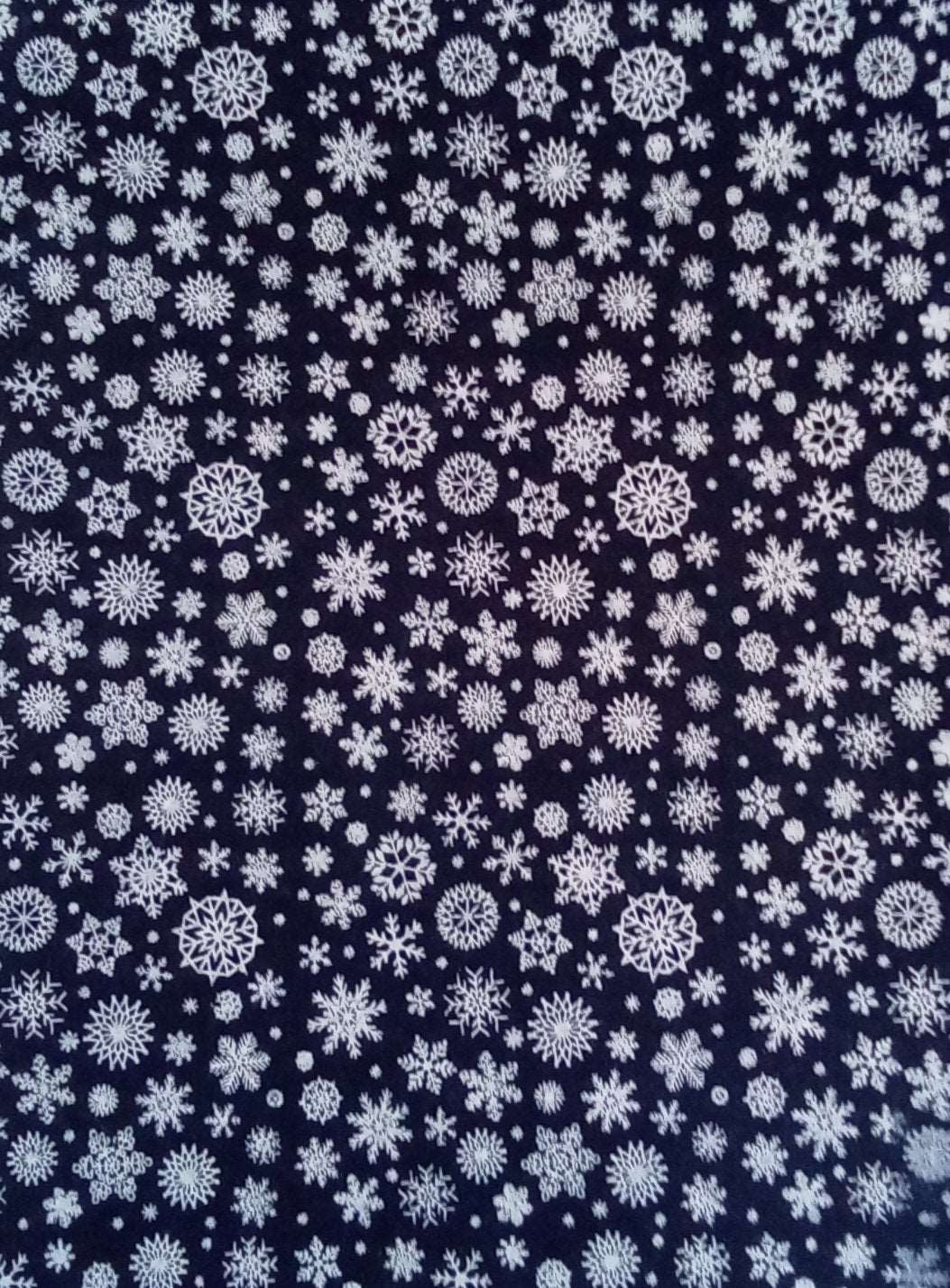 Foglio Pannolenci fiocco neve blu