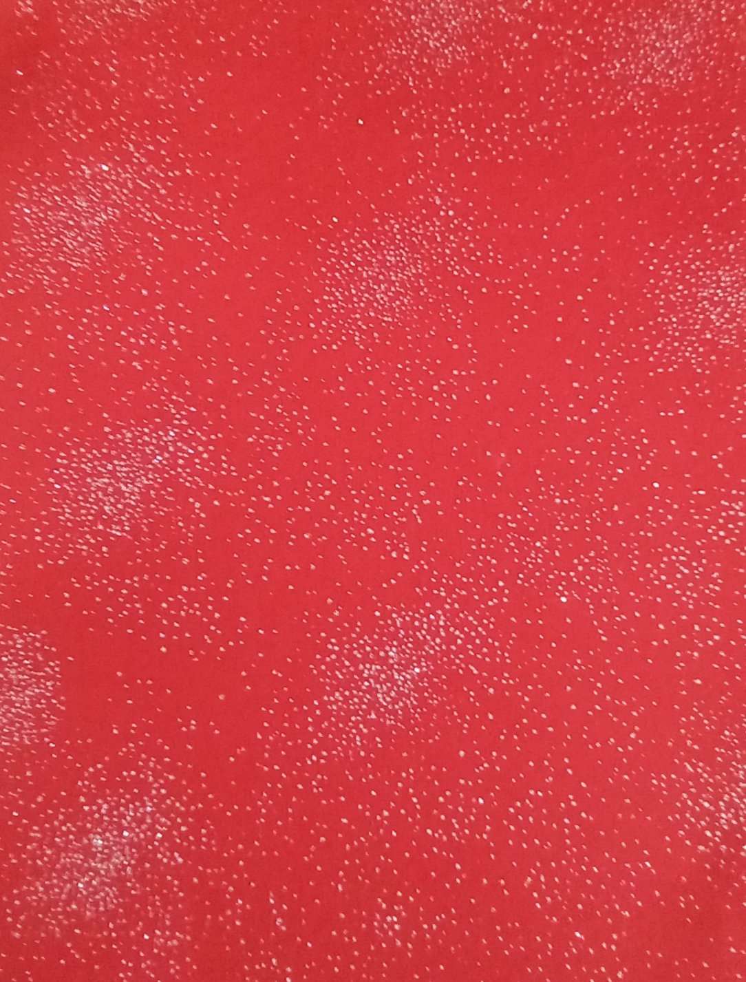 Foglio Pannolenci glitter argento rosso 