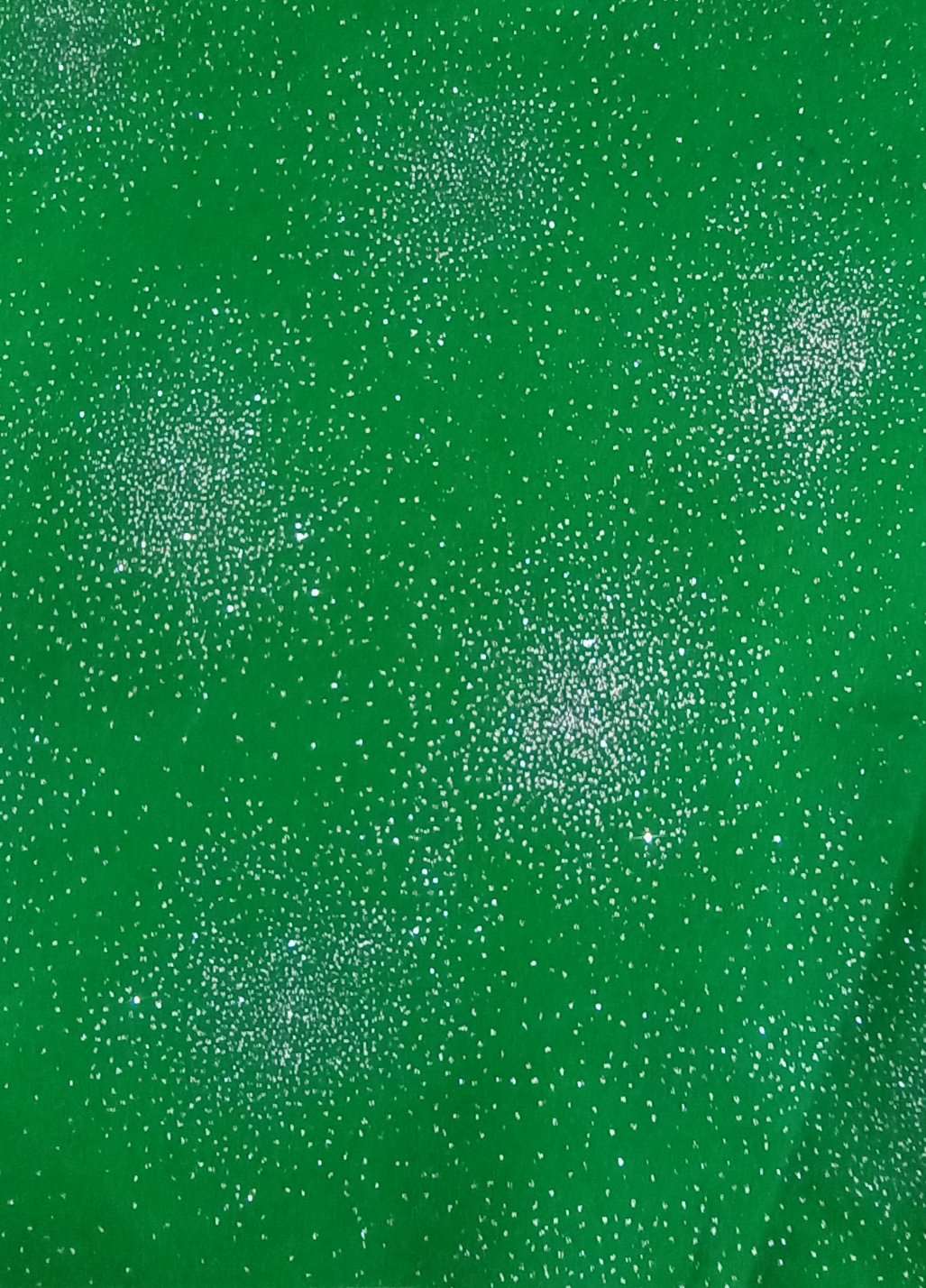 Foglio Pannolenci glitter argento verde 