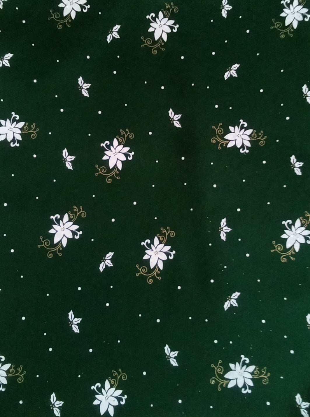 Foglio Pannolenci stella natale verde