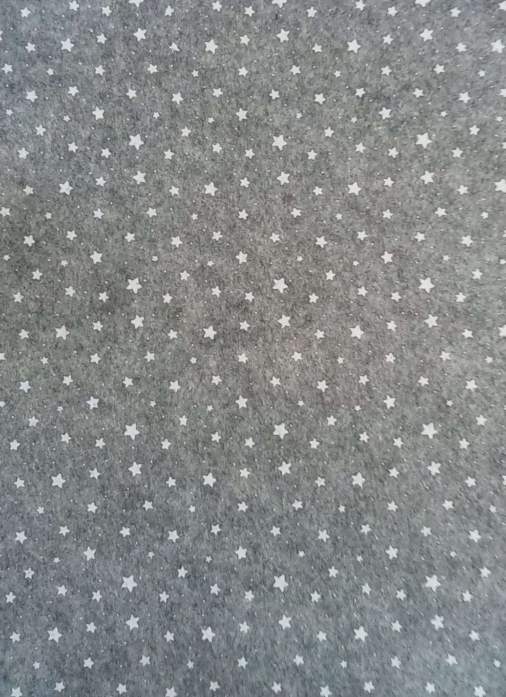 Foglio Pannolenci stelle grigio 