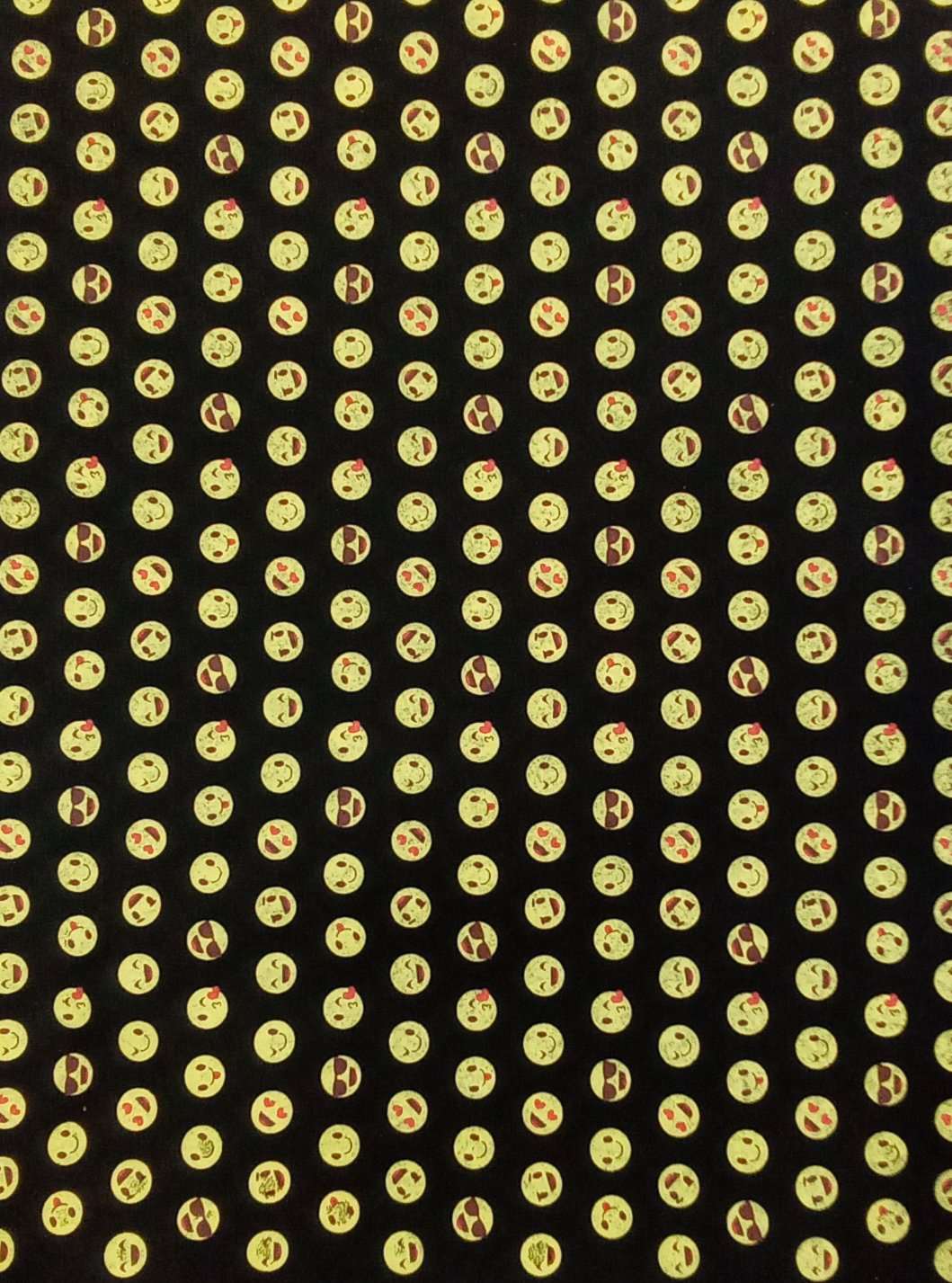 Foglio pannolenci smile nero