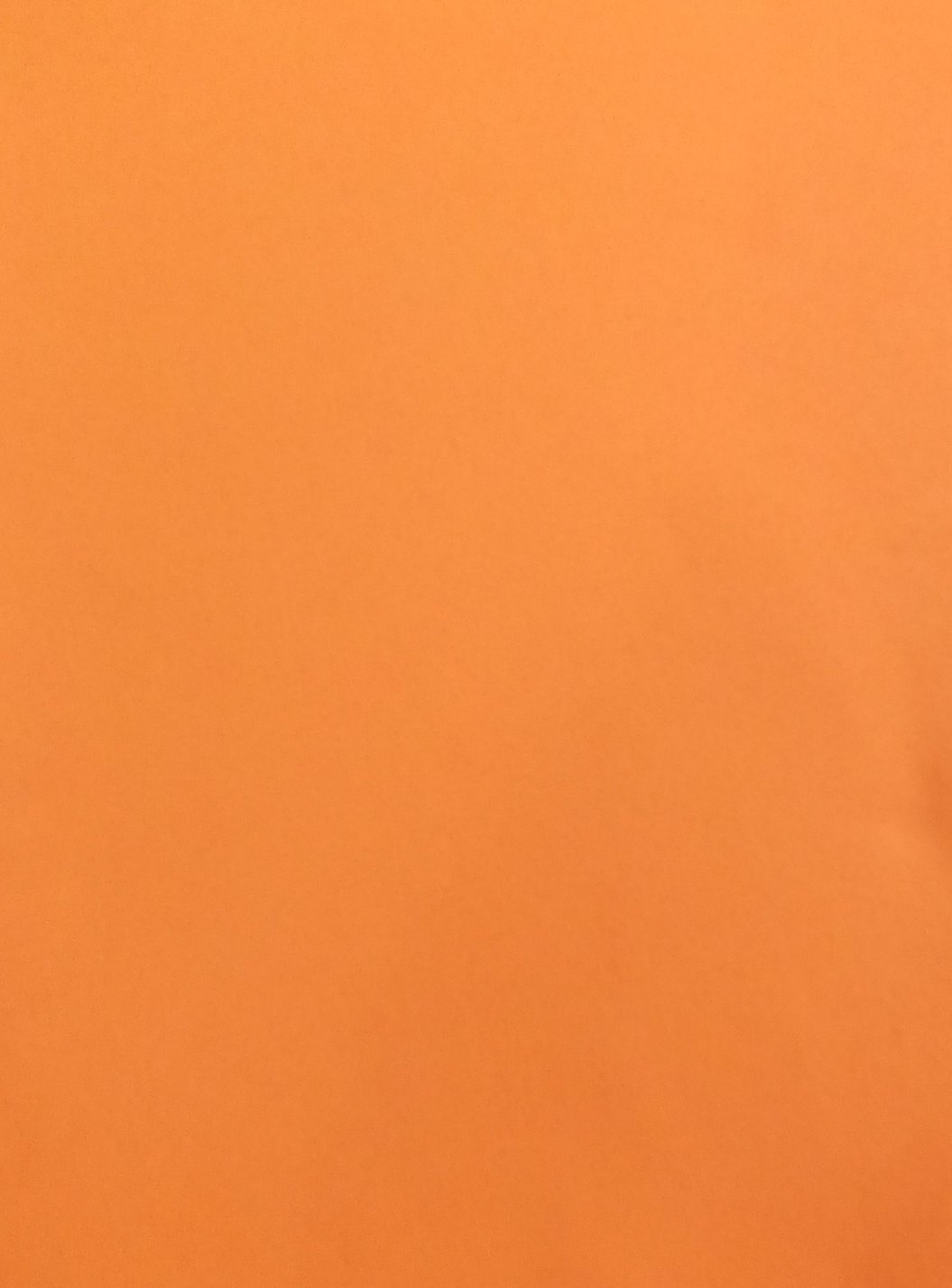 Foglio pannolenci tinta unita arancione