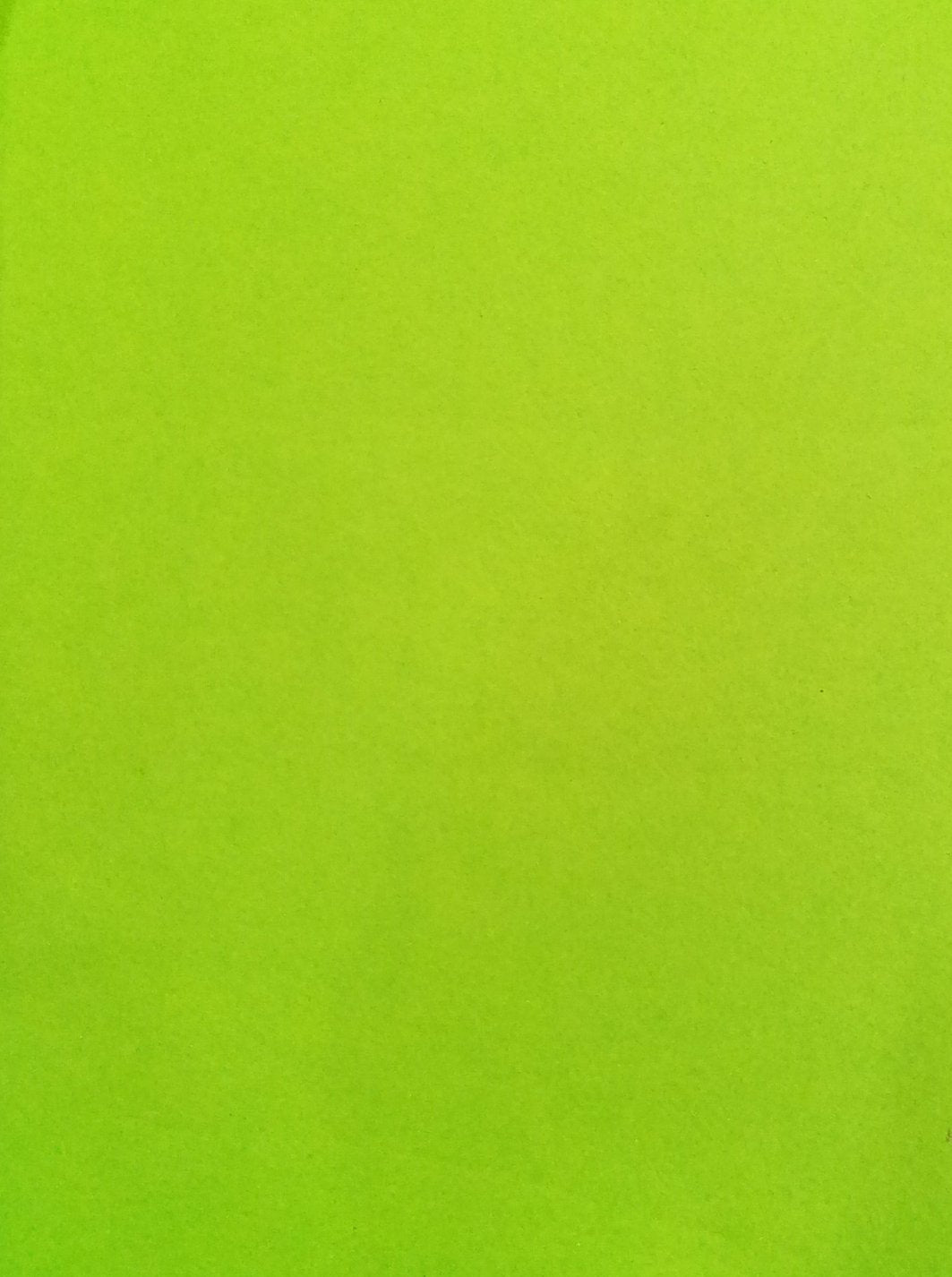 Foglio pannolenci tinta unita verde fluo
