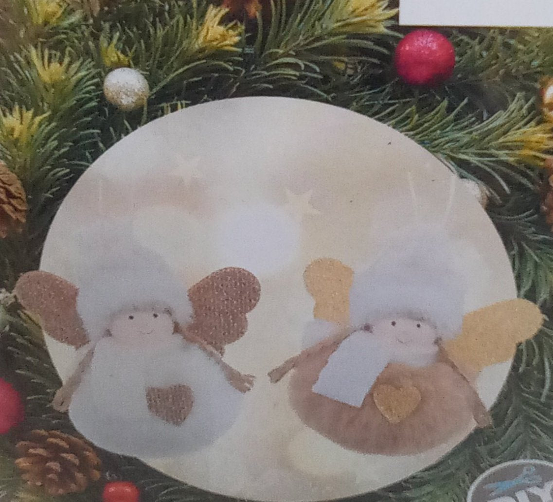 Kit decorazioni albero di natale - coppia angeli