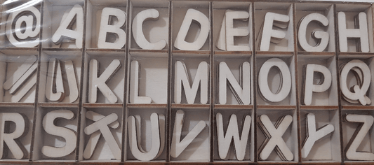 LETTERE IN LEGNO - Angels Style merceria creativa