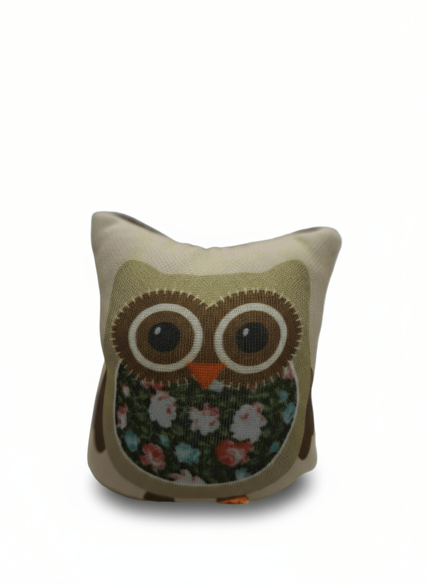 PUNTASPILLI GUFO IN STOFFA - Angels Style merceria creativa