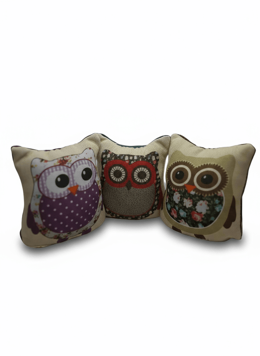PUNTASPILLI GUFO IN STOFFA - Angels Style merceria creativa