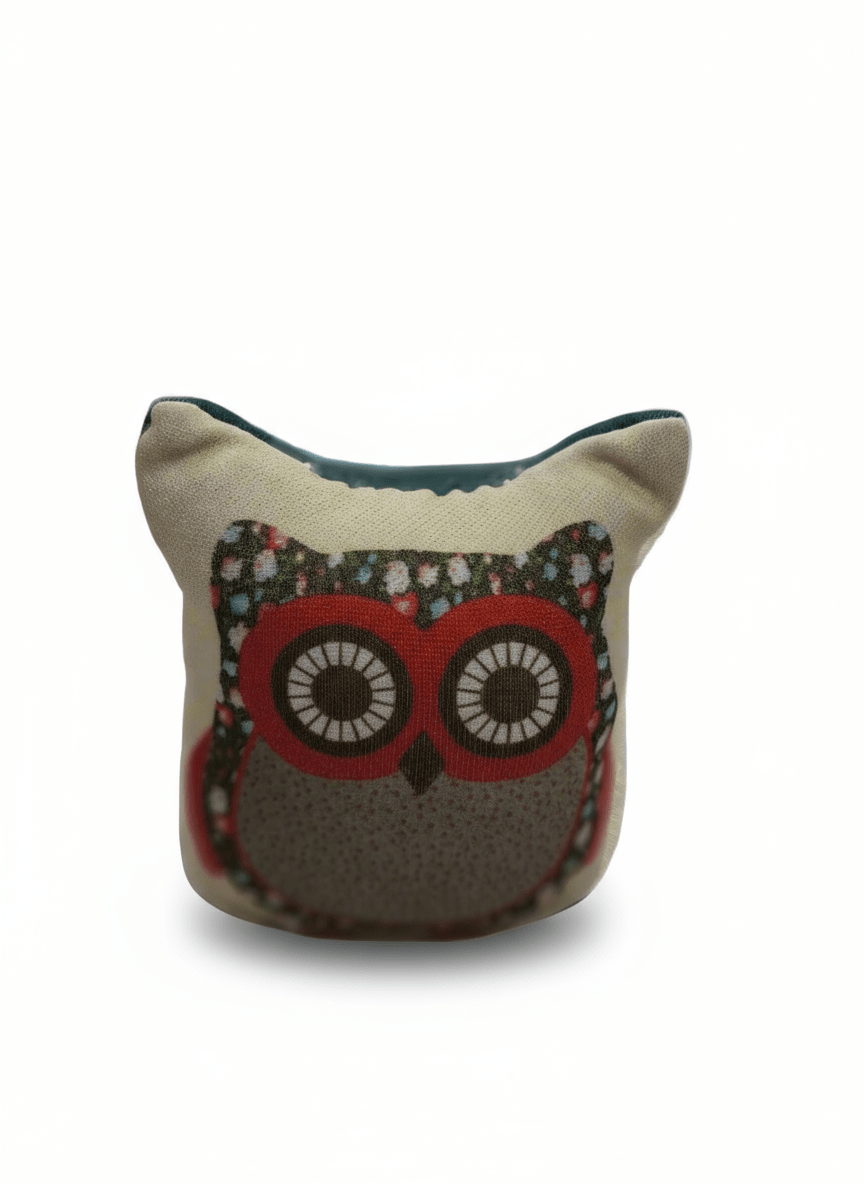 PUNTASPILLI GUFO IN STOFFA - Angels Style merceria creativa