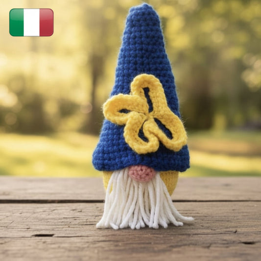 Schema digitale uncinetto in italiano gnomo