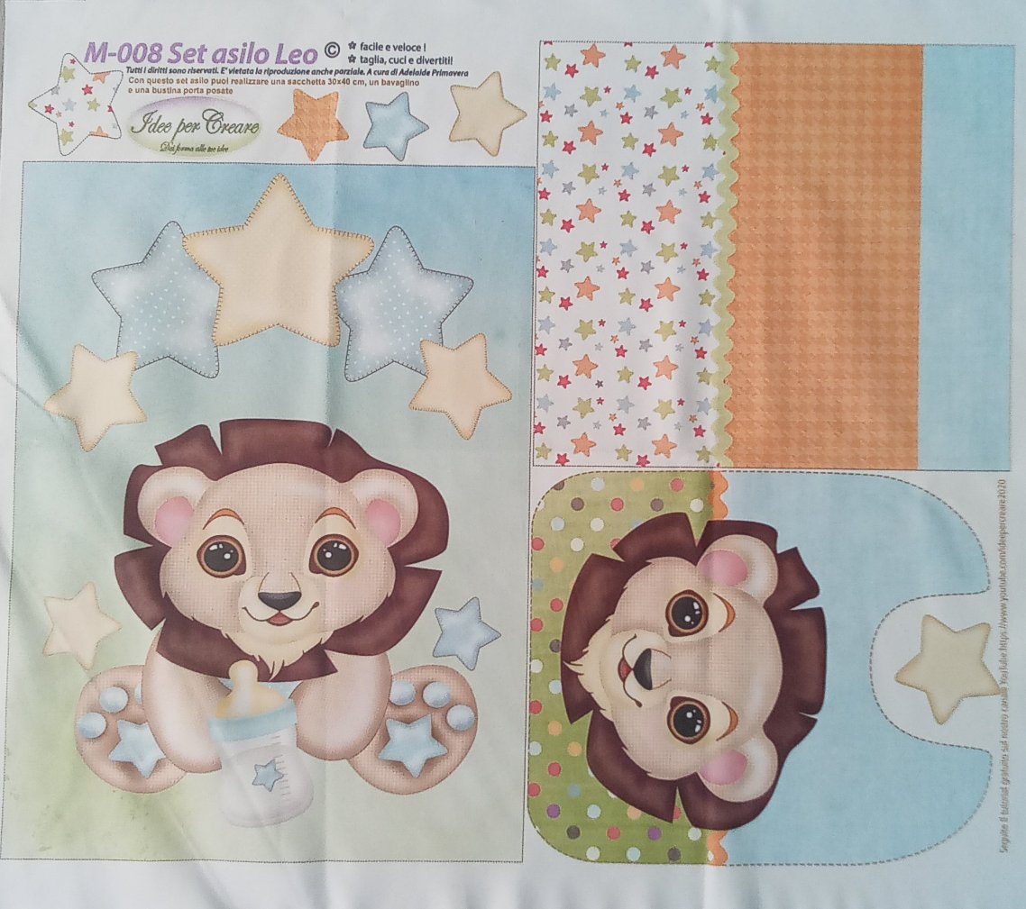Set asilo in microfibra bambino