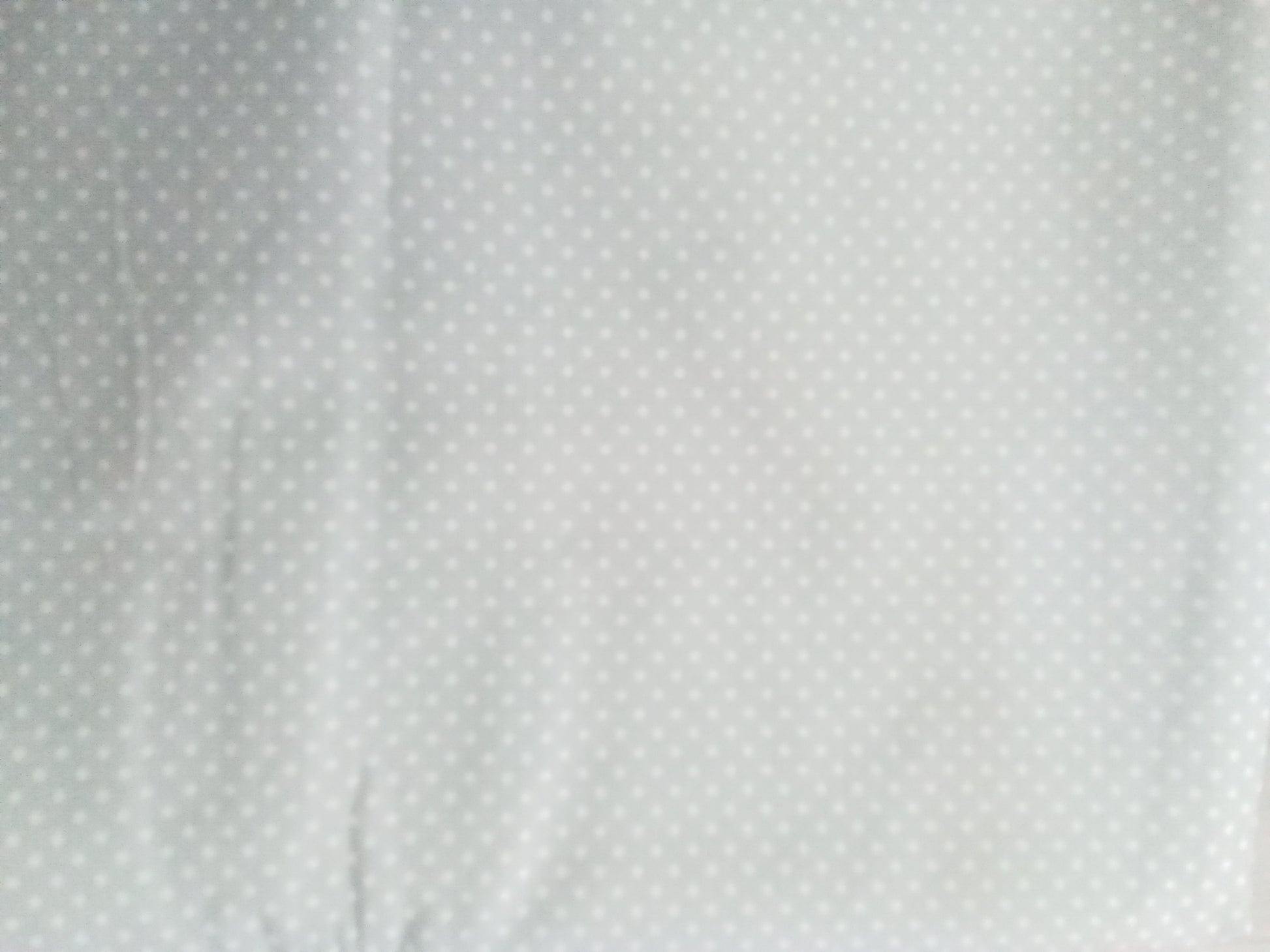 Stoffa in cotone, al metro pois argento 