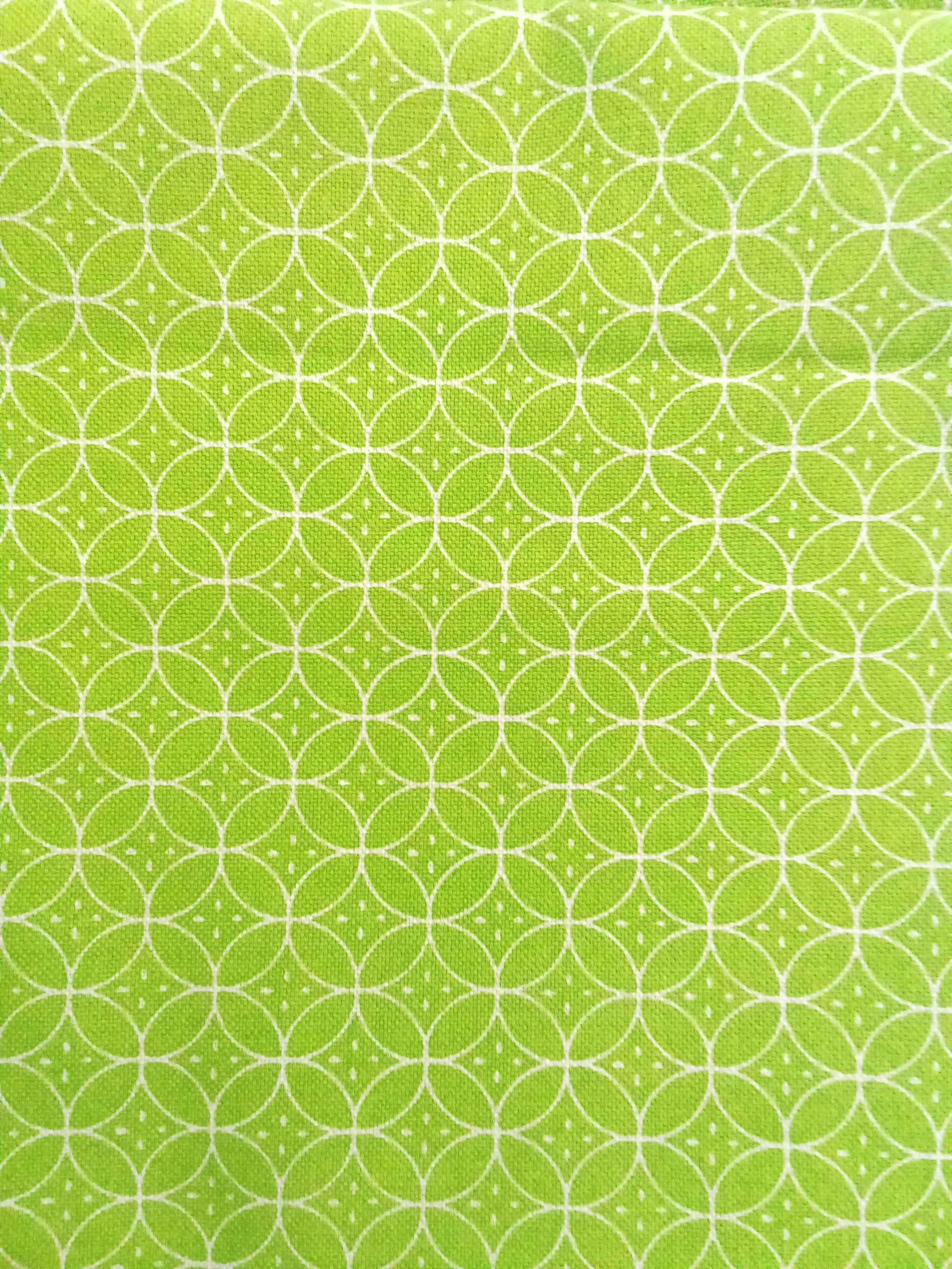 Stoffa in cotone, al metro verde 