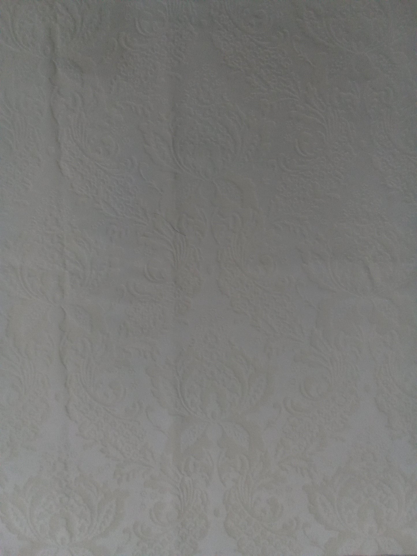 Tessuto velluto devore' broccato - bianco