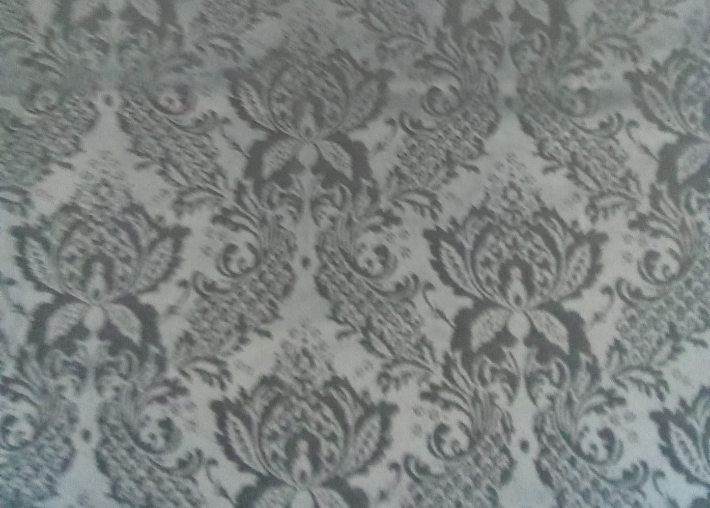 Tessuto velluto devore' broccato - grigio